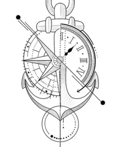 Compass-Tattoo-Design-Ideas-17