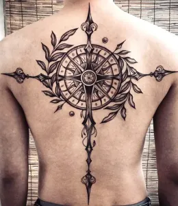 Compass-Tattoo-Design-Ideas-9