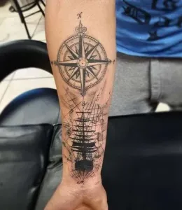 Compass-Tattoo-Design-Ideas-16