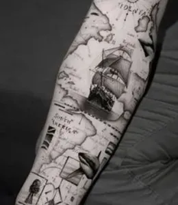 Compass-Tattoo-Design-Ideas-37