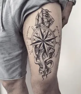 Compass-Tattoo-Design-Ideas-40