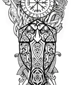 Compass-Tattoo-Design-Ideas-53
