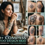 50+ Compass Tattoo Design Ideas