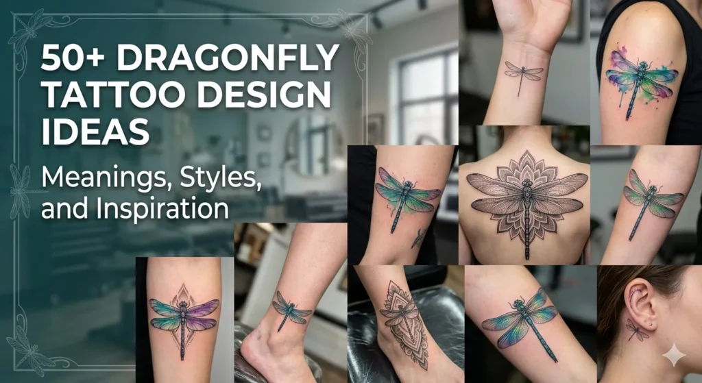 50+ Dragonfly Tattoo Design Ideas - Meanings, Styles, and Inspiration 18 50+ Dragonfly Tattoo Design Ideas – Meanings, Styles, and Inspiration