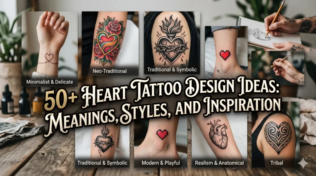 50+ Heart Tattoo Design Ideas: Meanings, Styles, and Inspiration 25 50+ Heart Tattoo Design Ideas Meanings, Styles, and Inspiration