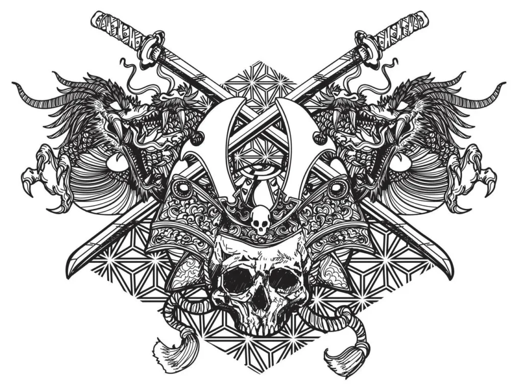 50+ Men’s Thigh Tattoo Ideas - Best Designs, Meanings, and Inspiration Guide 4 Dragon, Skull, and Warrior Tattoo Designs