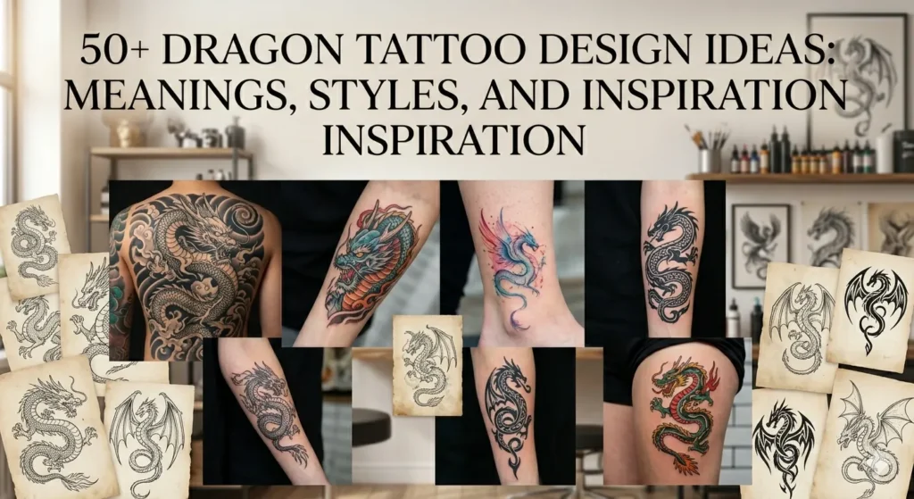 Dragon Tattoo Design Ideas Meanings, Styles, and Inspiration