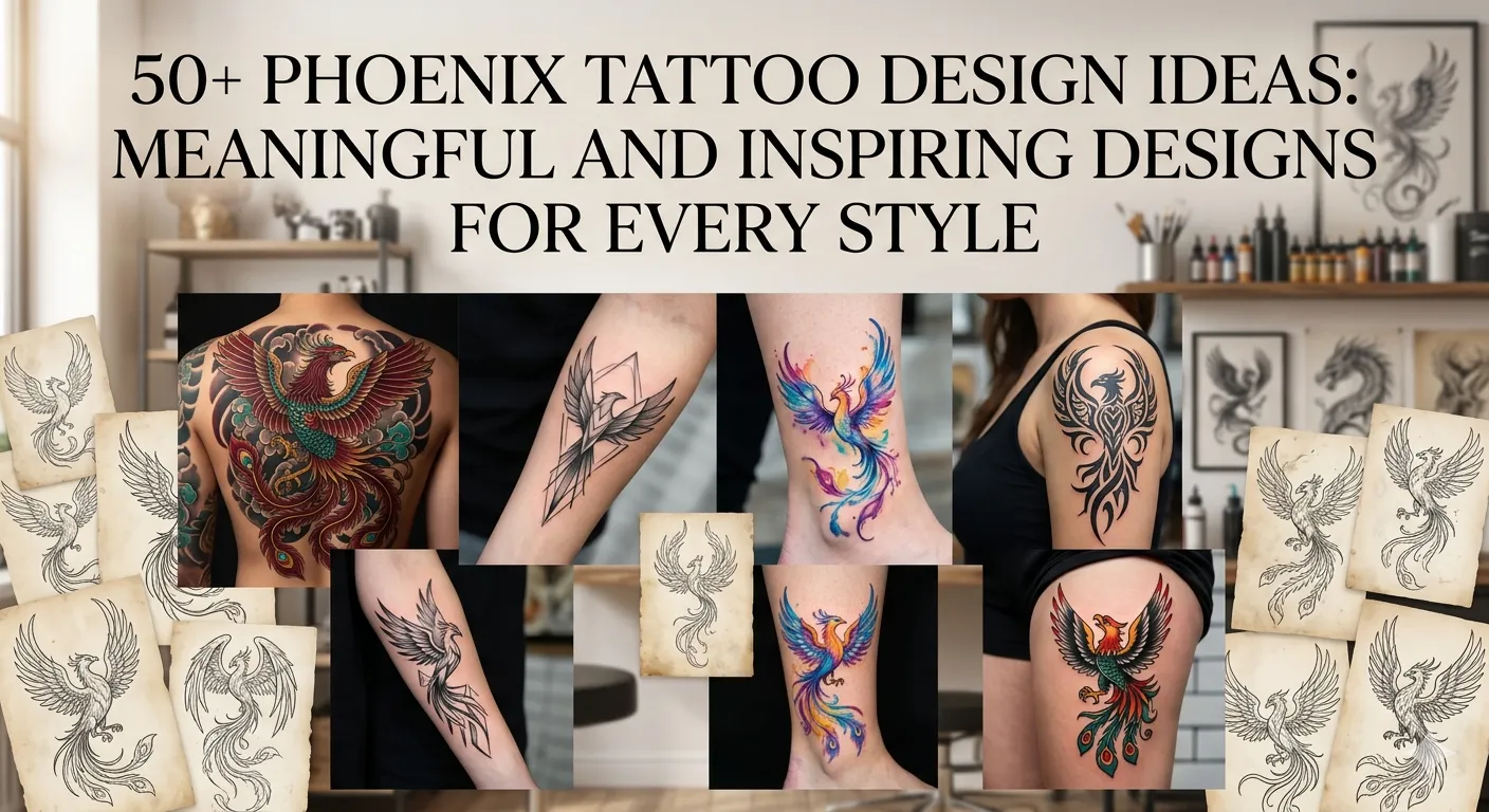 Phoenix Tattoo Design Ideas Meaningful and Inspiring Designs for Every Style