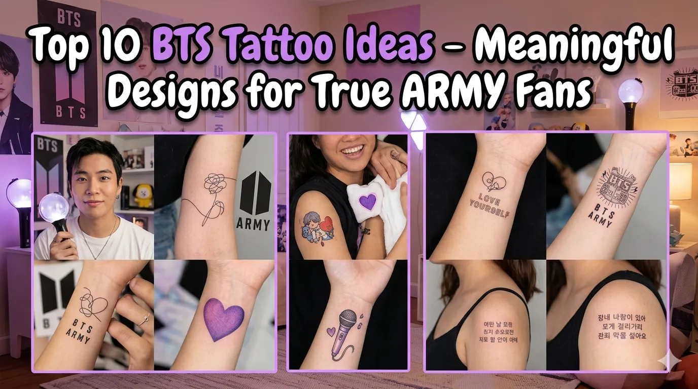 Top 10 BTS Tattoo Ideas - Meaningful Designs for True ARMY Fans 13 Top 10 BTS Tattoo Ideas – Meaningful Designs for True ARMY Fans