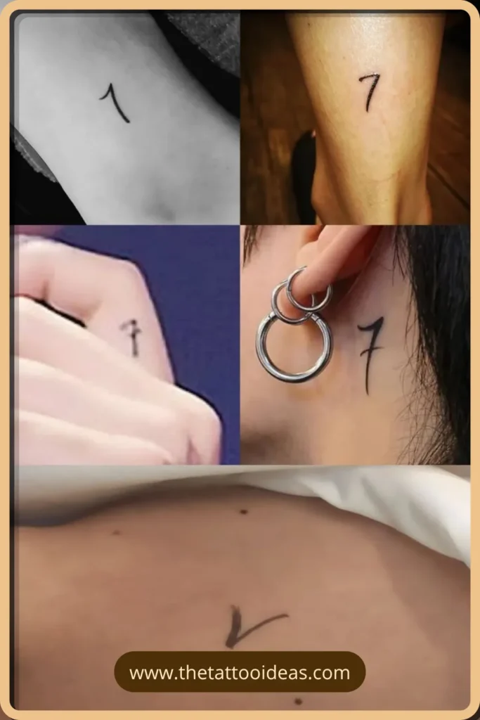 Top 10 BTS Tattoo Ideas - Meaningful Designs for True ARMY Fans 3 BTS 7 Friendship Tattoo BTS Tattoo Ideas
