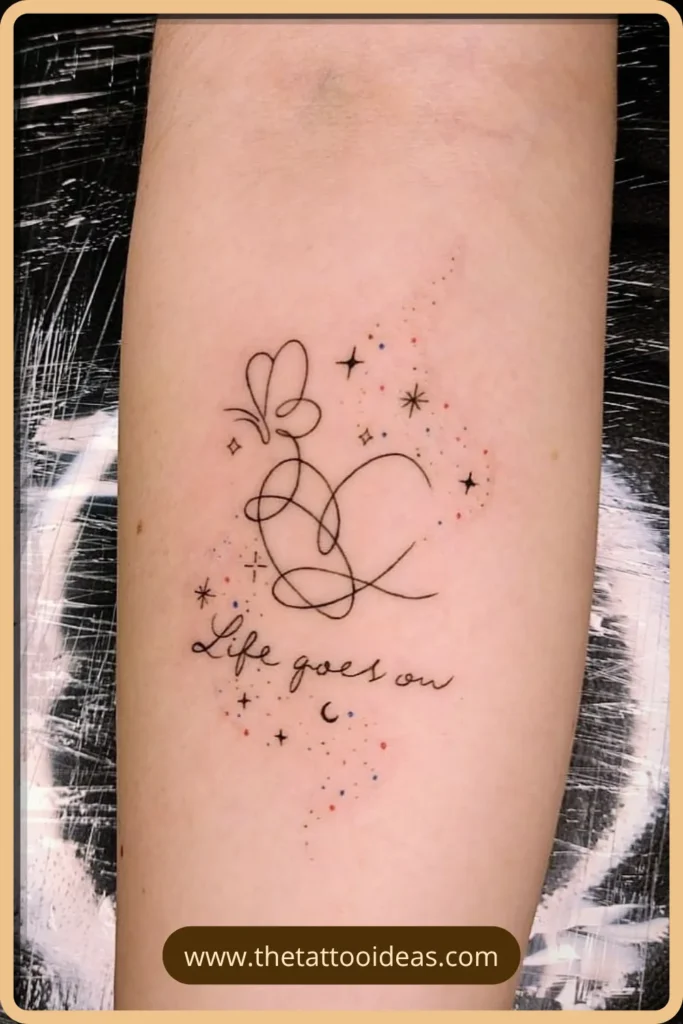 Top 10 BTS Tattoo Ideas - Meaningful Designs for True ARMY Fans 12 BTS Constellation Tattoo BTS Tattoo Ideas