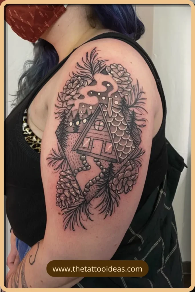 Cabin in the Woods Tattoo Noah Kahan Tattoo Ideas