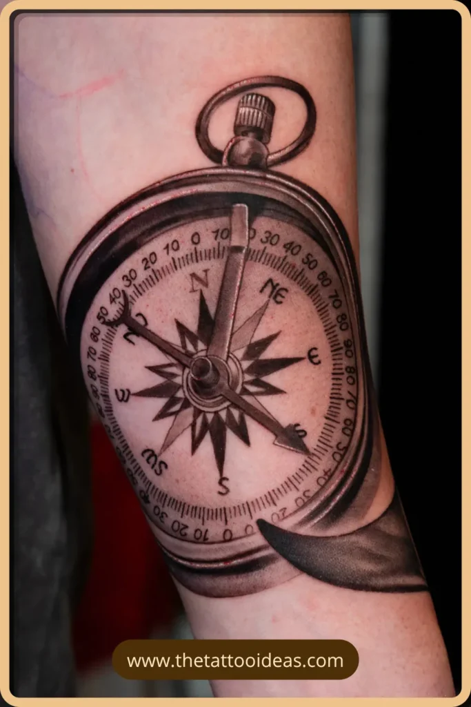 Compass Destiny Tattoo