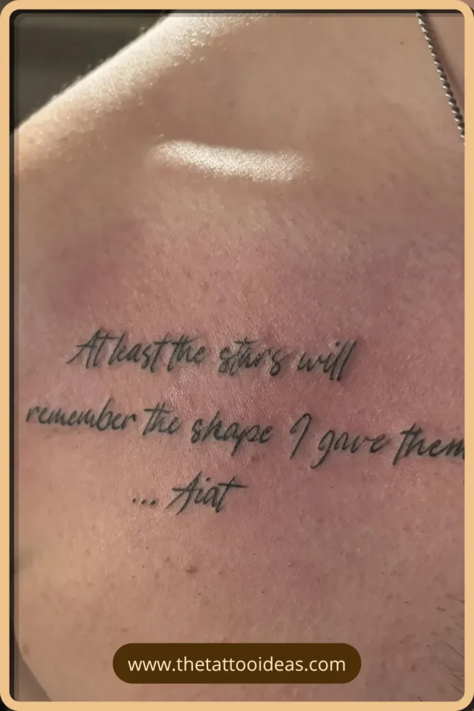 Destiny Quote Tattoo Destiny Tattoo Ideas