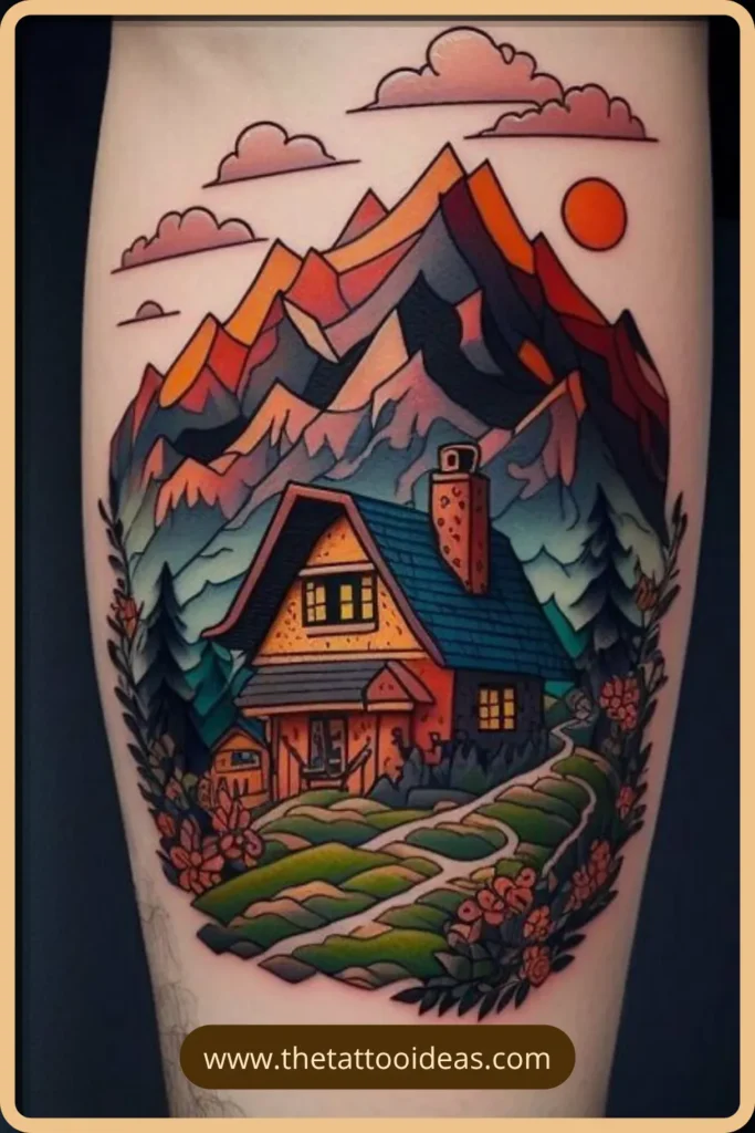 Mixed Nature and Lyrics Tattoo Noah Kahan Tattoo Ideas