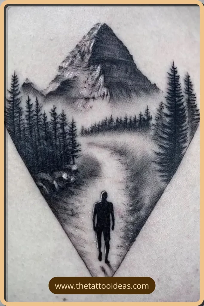 Mountain Journey Tattoo Destiny Tattoo Ideas
