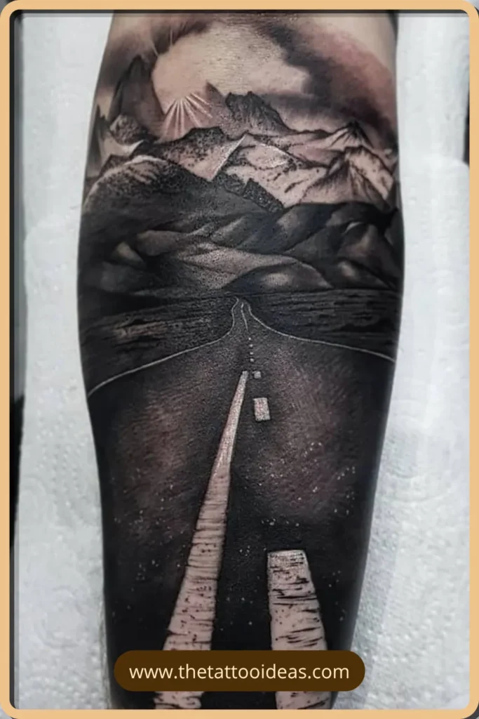 Rustic Road Tattoo Noah Kahan Tattoo Ideas